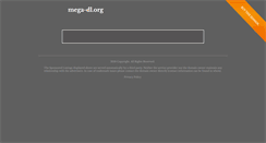 Desktop Screenshot of mega-dl.org